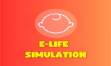 E-Life Simulation background