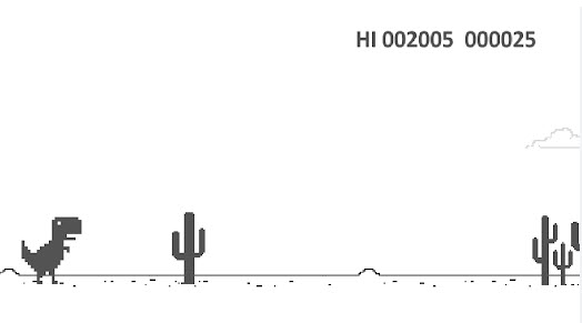 Dino Game Screenshot